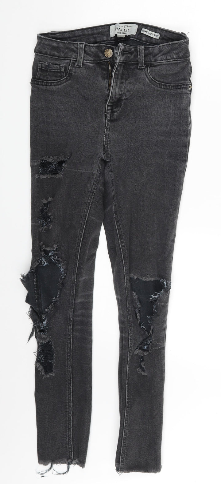 New Look Girls Grey  Denim Skinny Jeans Size 13 Years