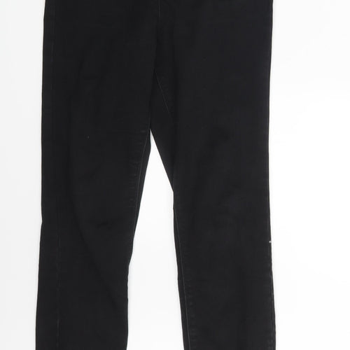 Papaya Womens Black  Denim Skinny Jeans Size 8 L25 in