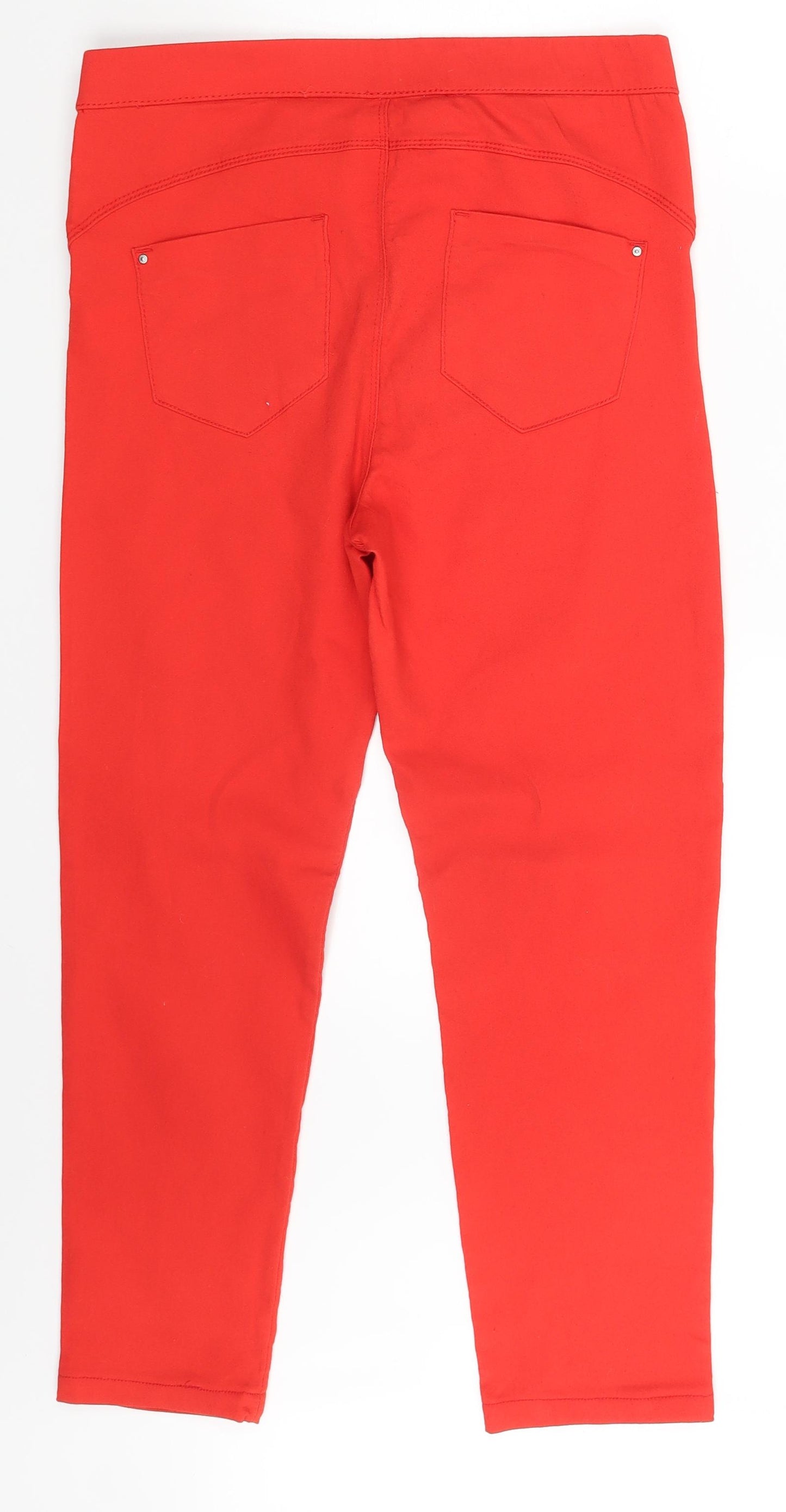 Primark Womens Orange   Jegging Leggings Size 14 L23 in