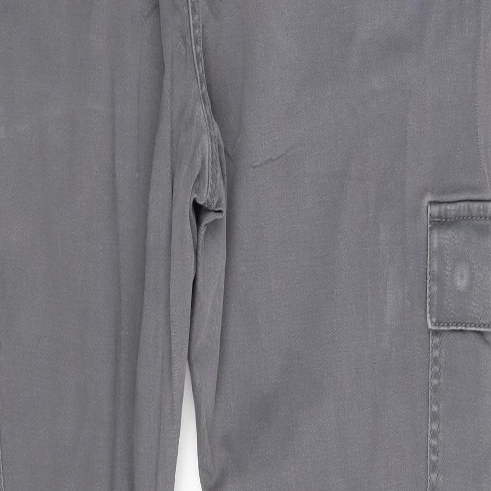 M&S Womens Grey   Trousers  Size 14 L26 in