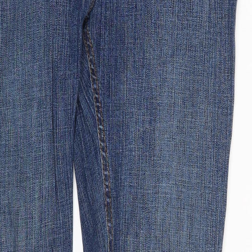 TG Denim Womens Blue  Denim Straight Jeans Size 12 L30 in