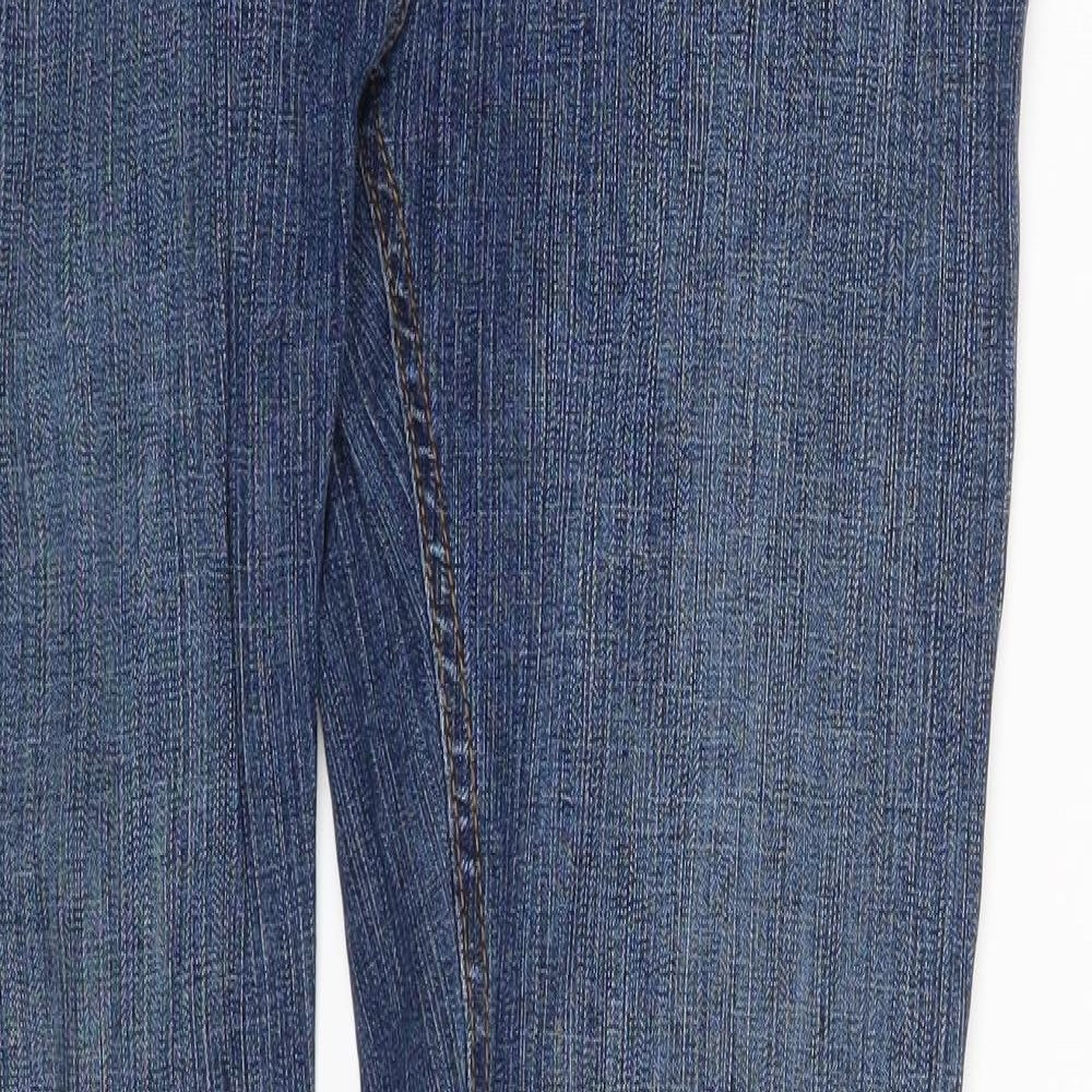 TG Denim Womens Blue  Denim Straight Jeans Size 12 L30 in