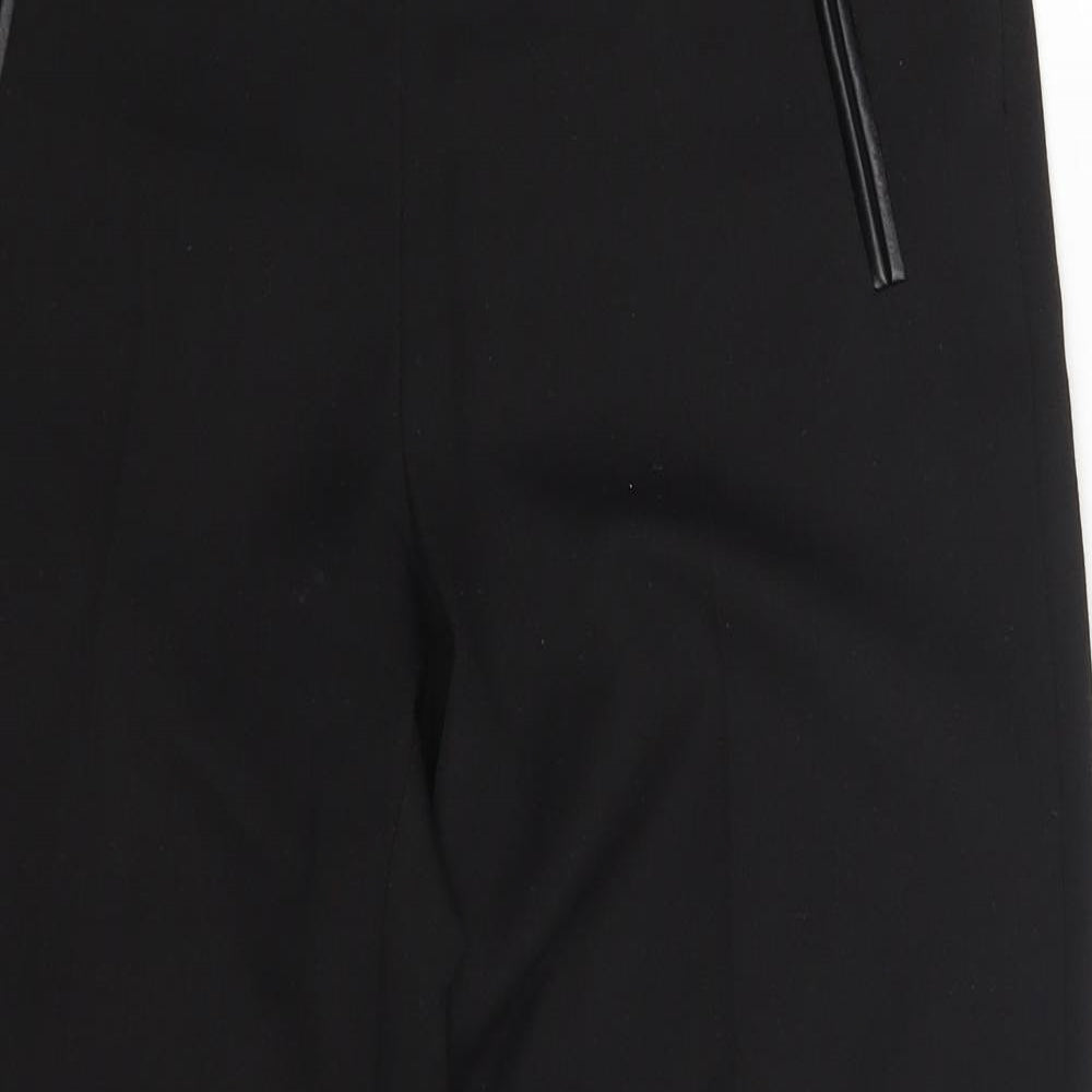 F&F Womens Black   Capri Trousers One Size L23 in
