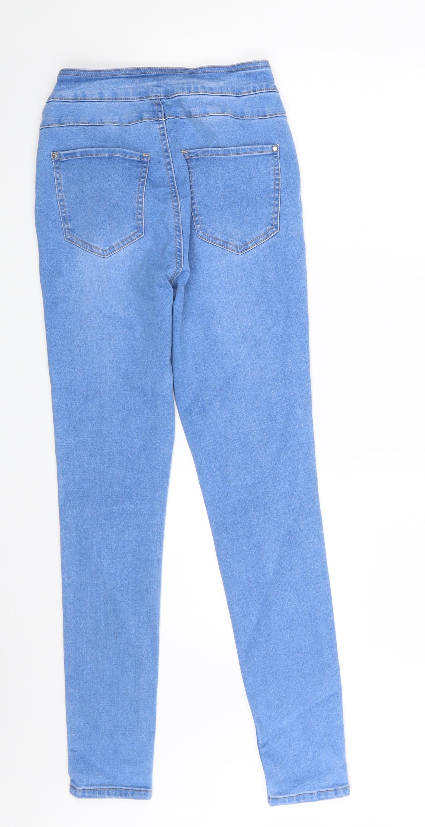 Very Womens Blue  Denim Skinny Jeans Size 10 L27 in