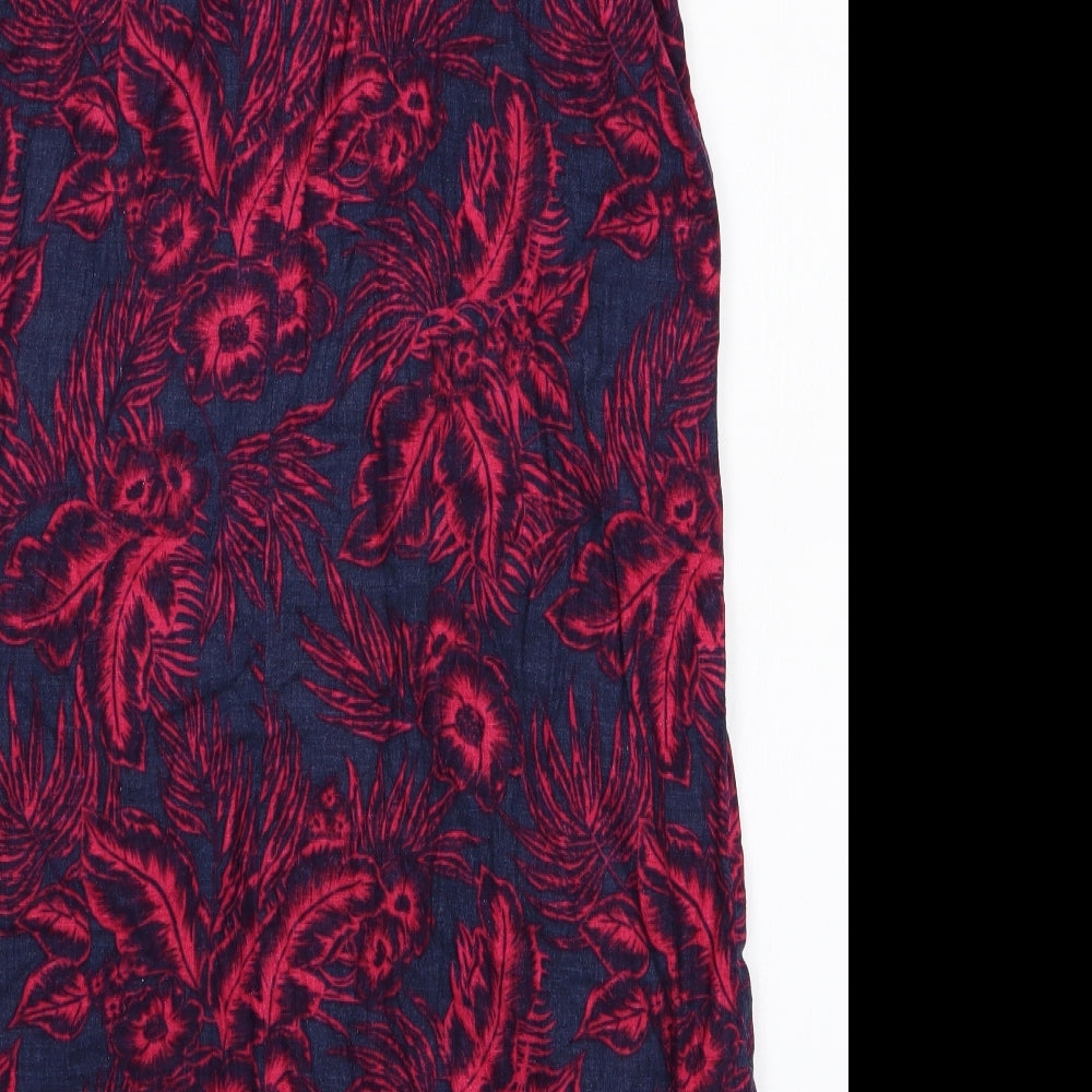 NEXT Womens Blue Floral  A-Line  Size 16