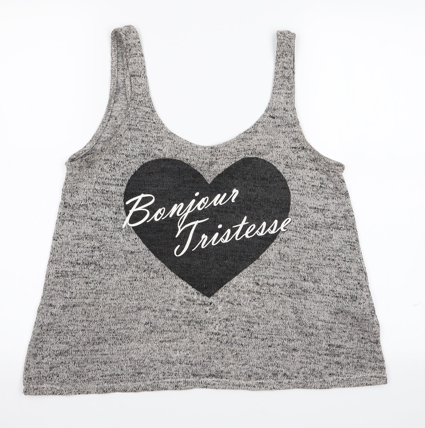 Divided Womens Grey   Basic Tank Size M