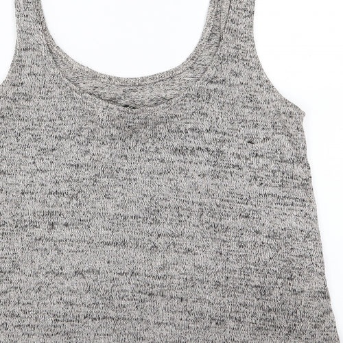 Divided Womens Grey   Basic Tank Size M