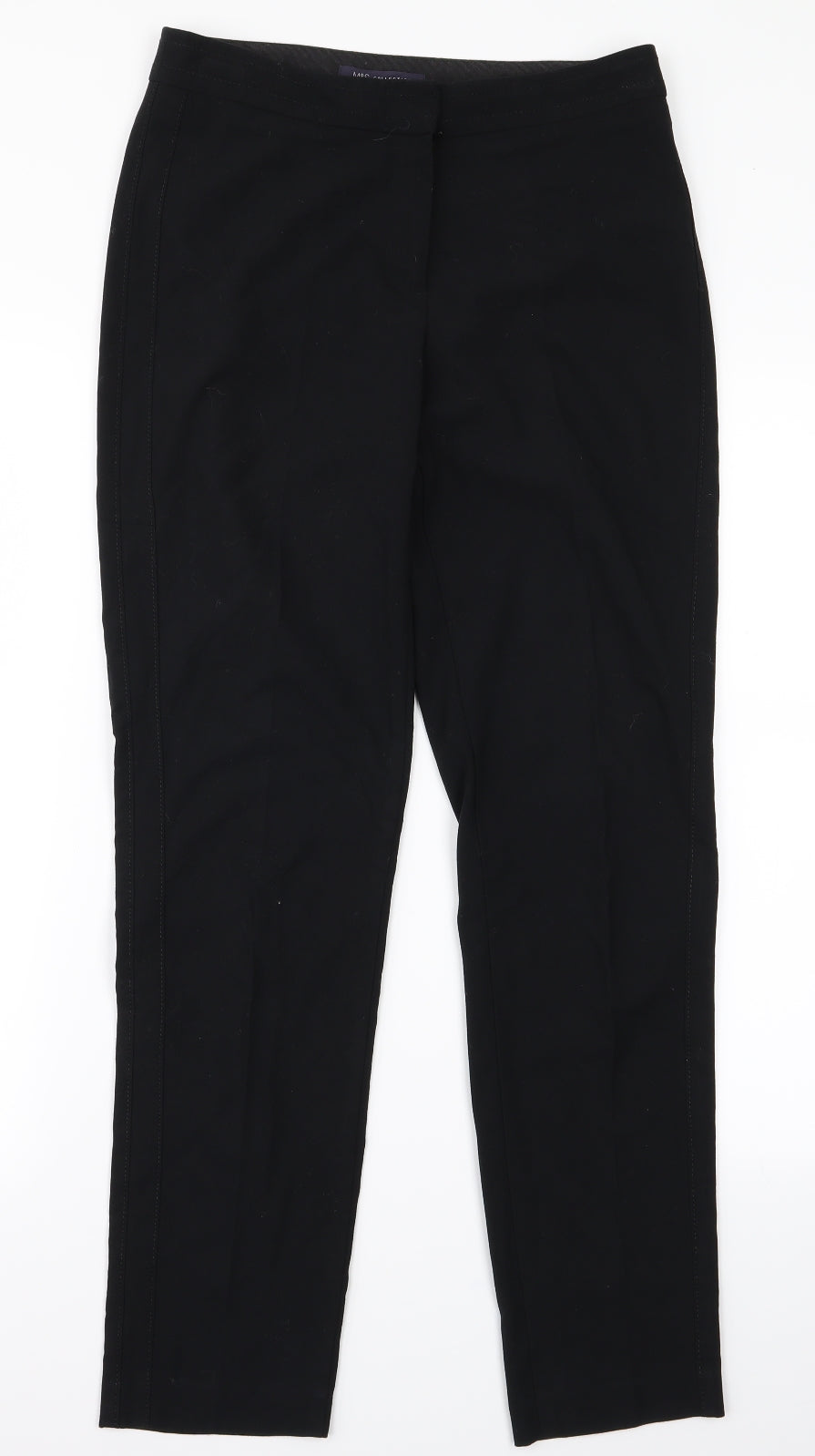 M&S Collection Womens Black   Trousers  Size 8 L27 in