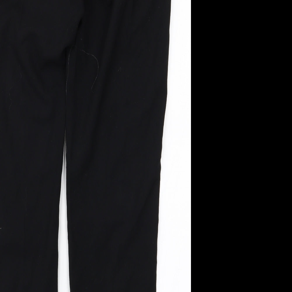 M&S Collection Womens Black   Trousers  Size 8 L27 in