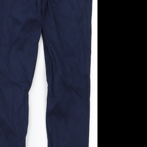 Primark Womens Blue   Chino Trousers Size 8 L25 in