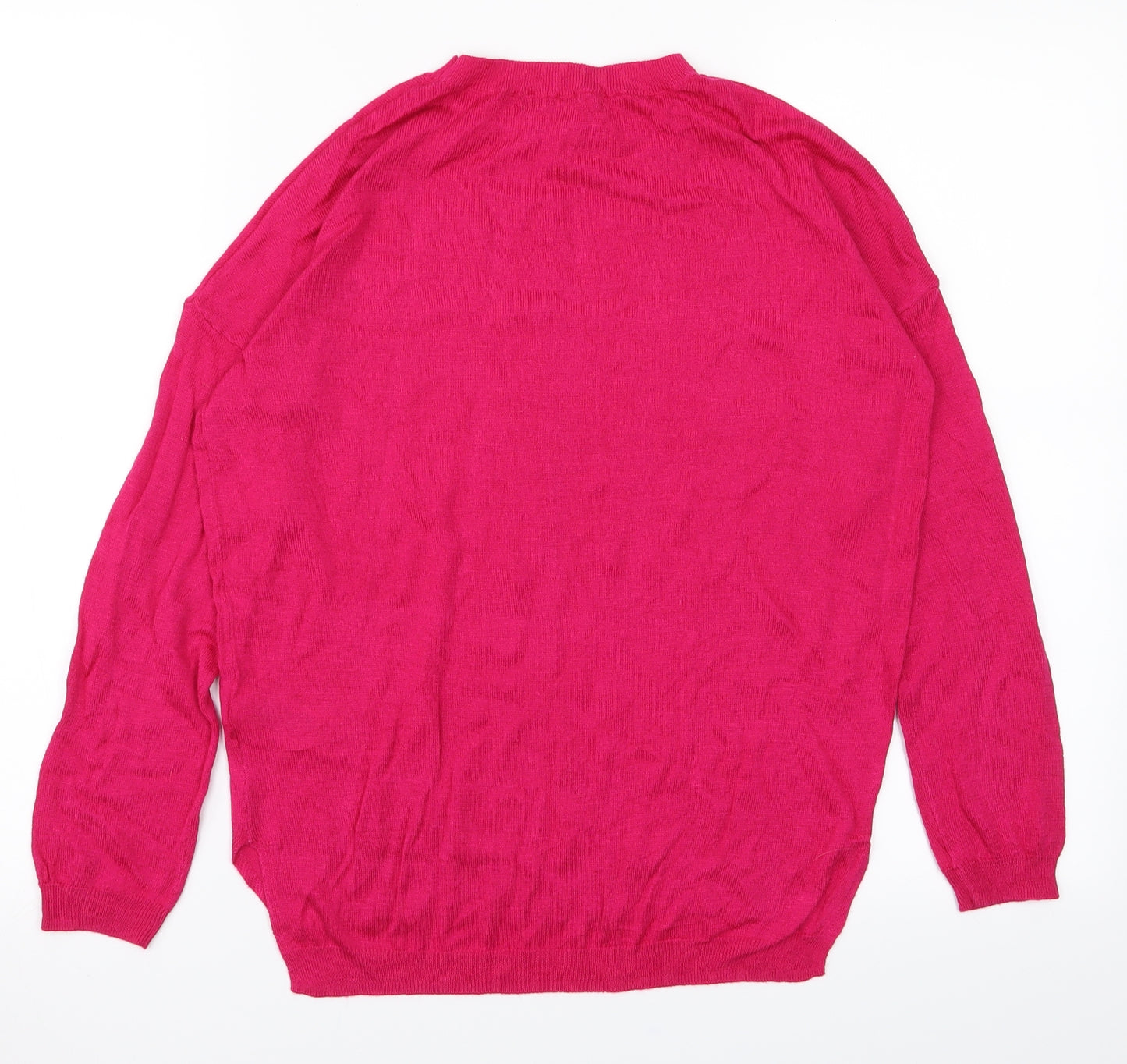 M&S Collection Womens Pink   Pullover Jumper Size S