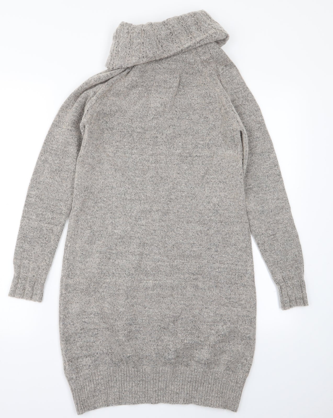 Crew Clothing Womens Grey  Knit Jumper Dress  Size 8