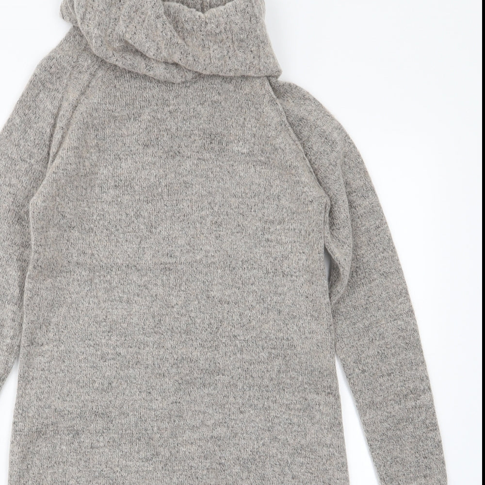 Crew Clothing Womens Grey  Knit Jumper Dress  Size 8