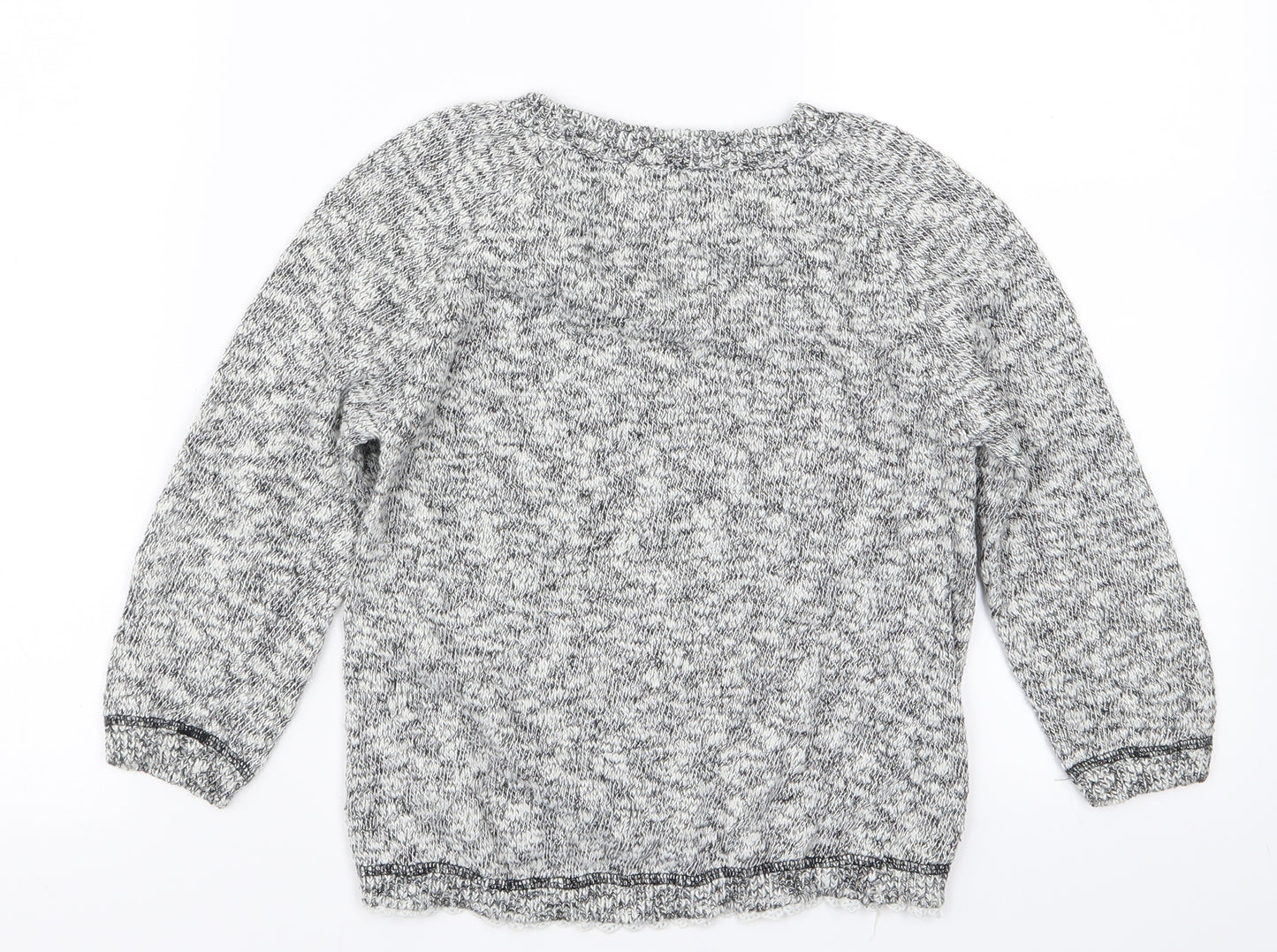 Nutmeg Girls Grey   Basic T-Shirt Size 6-7 Years