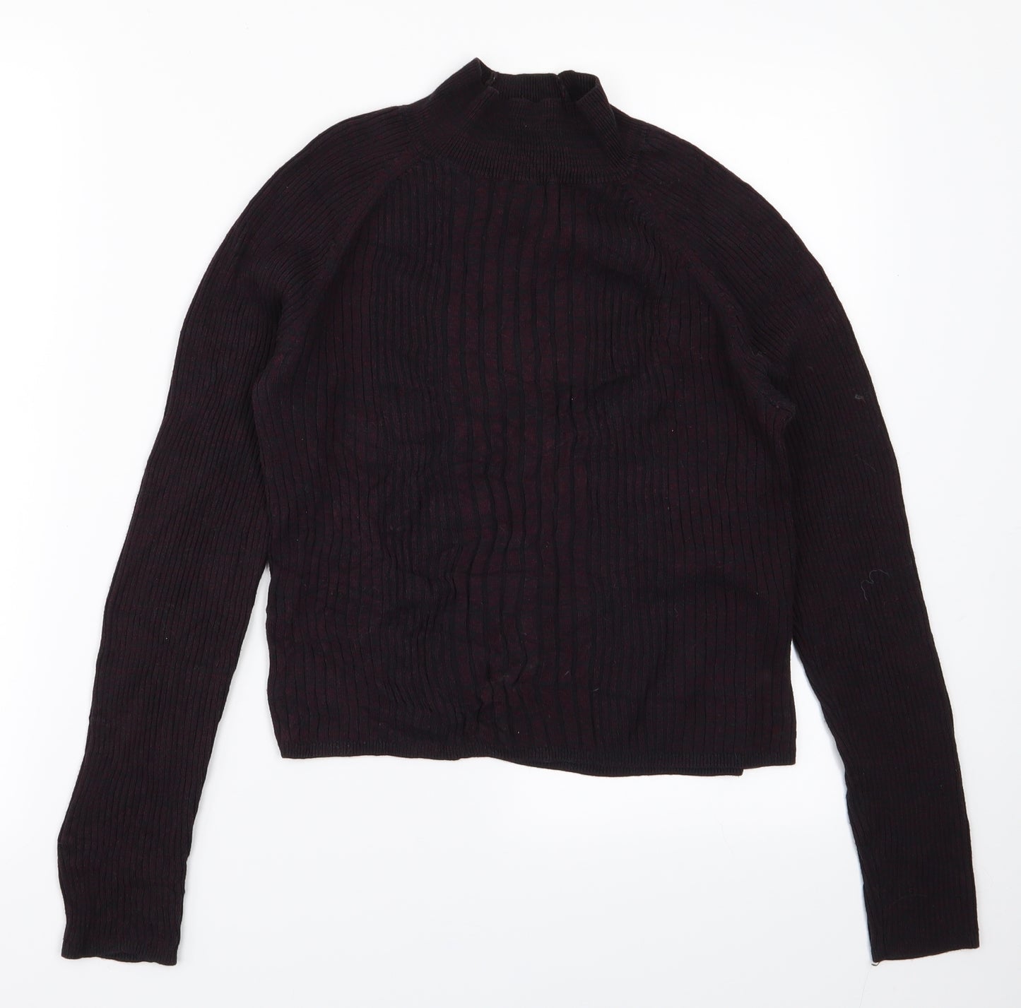 New Look Womens Purple  Knit Pullover Jumper Size 10