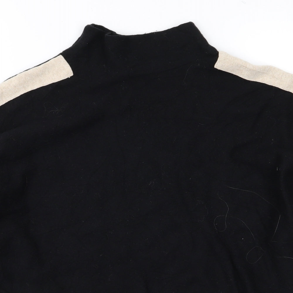 Mint Velvet Womens Black  Knit Pullover Jumper Size M