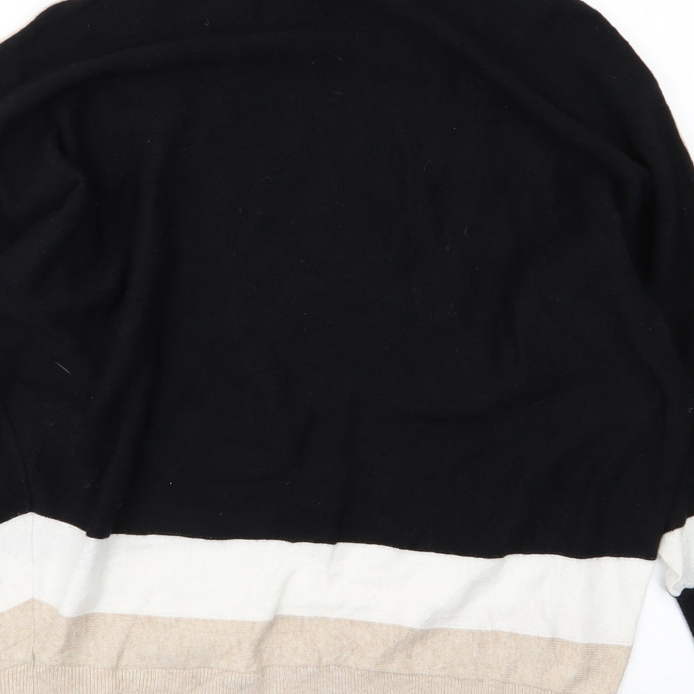 Mint Velvet Womens Black  Knit Pullover Jumper Size M