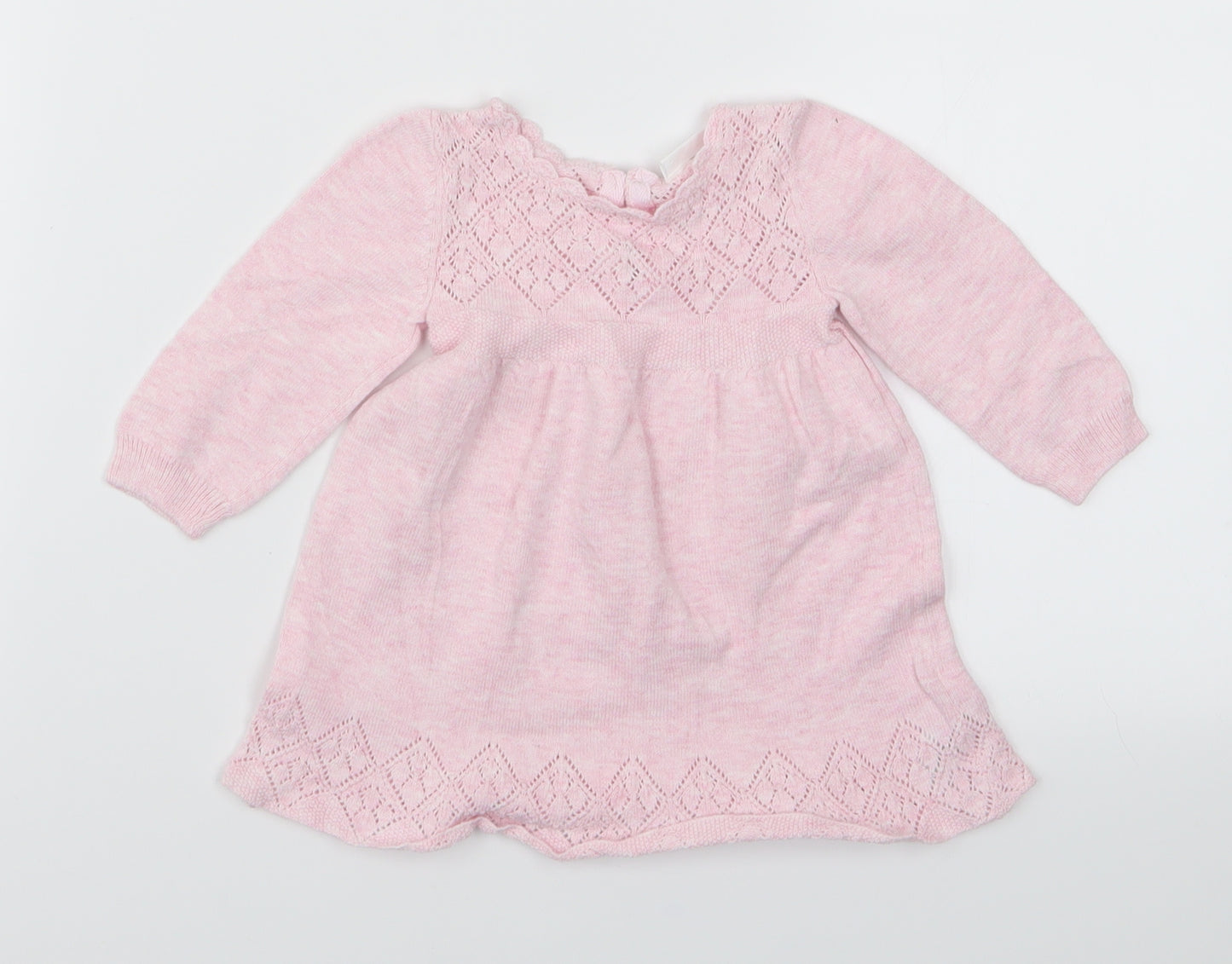 NEXT Girls Pink  Knit A-Line  Size 3-6 Months