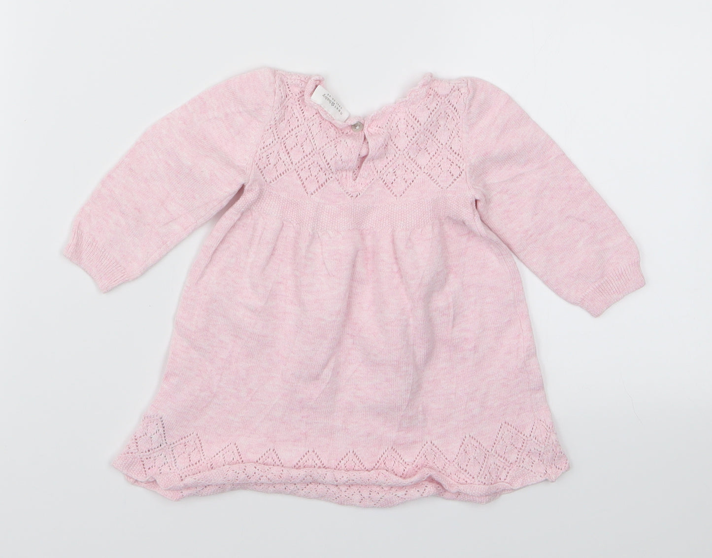 NEXT Girls Pink  Knit A-Line  Size 3-6 Months