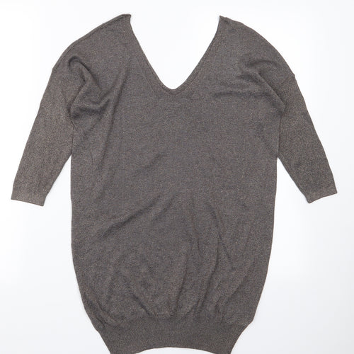 NEXT Womens Silver  Knit Bodycon  Size 8