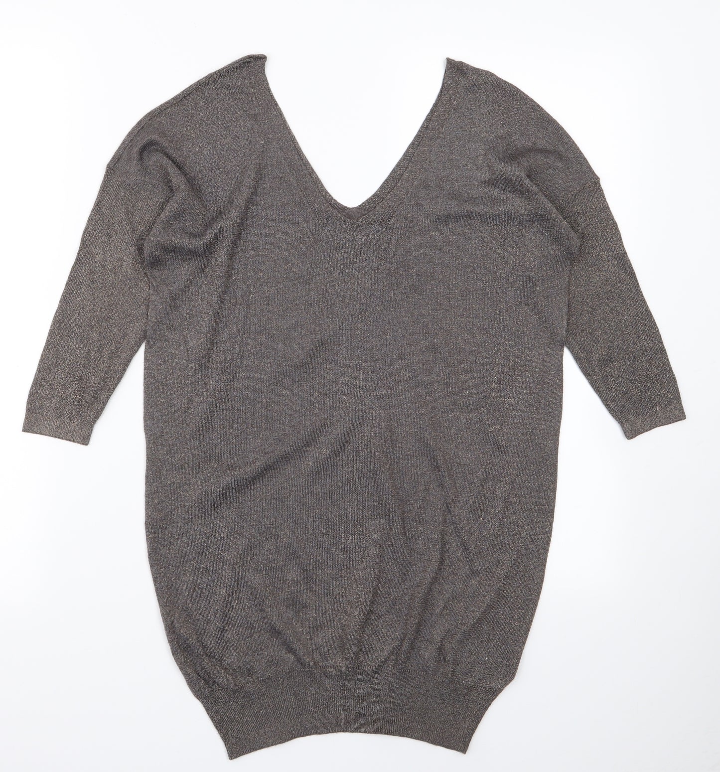 NEXT Womens Silver  Knit Bodycon  Size 8