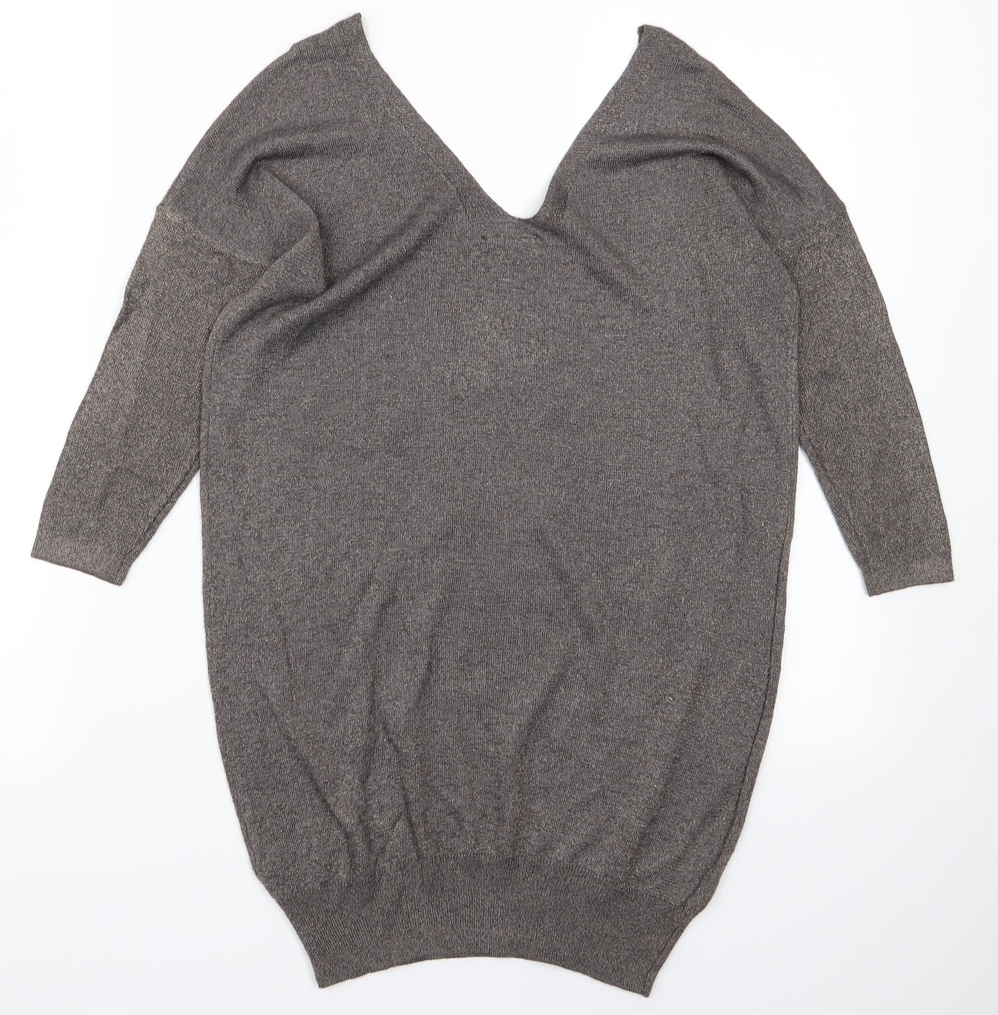 NEXT Womens Silver  Knit Bodycon  Size 8