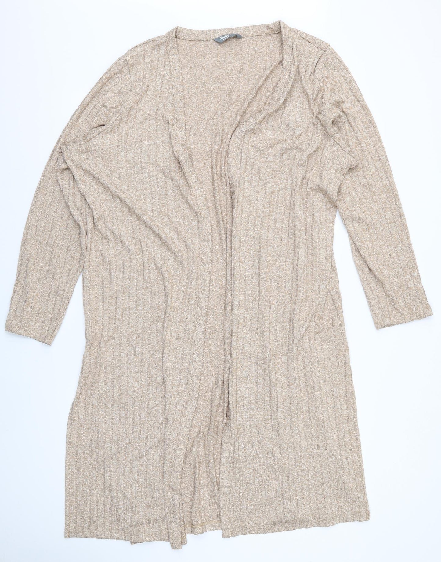 Nutmeg Womens Brown   Cardigan Jumper Size 22