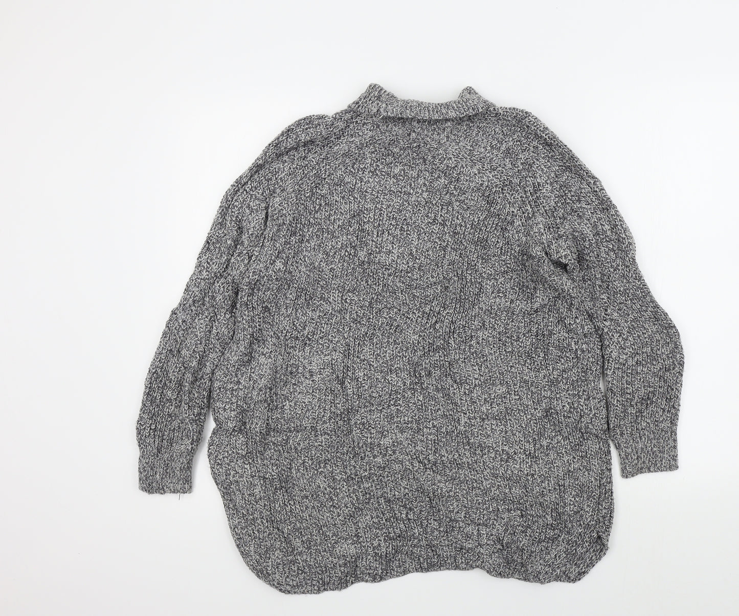 Topshop Womens Grey   Pullover Jumper Size 6