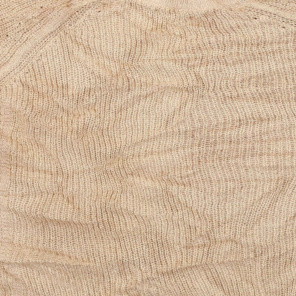 NEXT Womens Gold   Pullover Jumper Size M