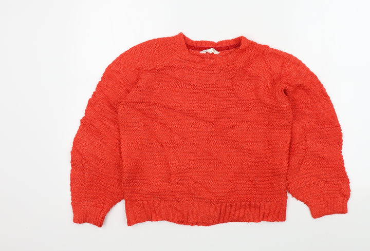 falmer Womens Red Pullover Jumper Size S