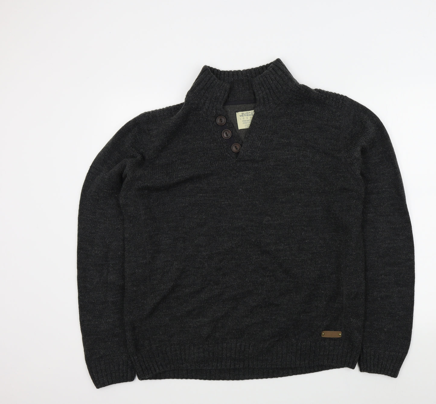 Burton Mens Grey   Pullover Jumper Size XL