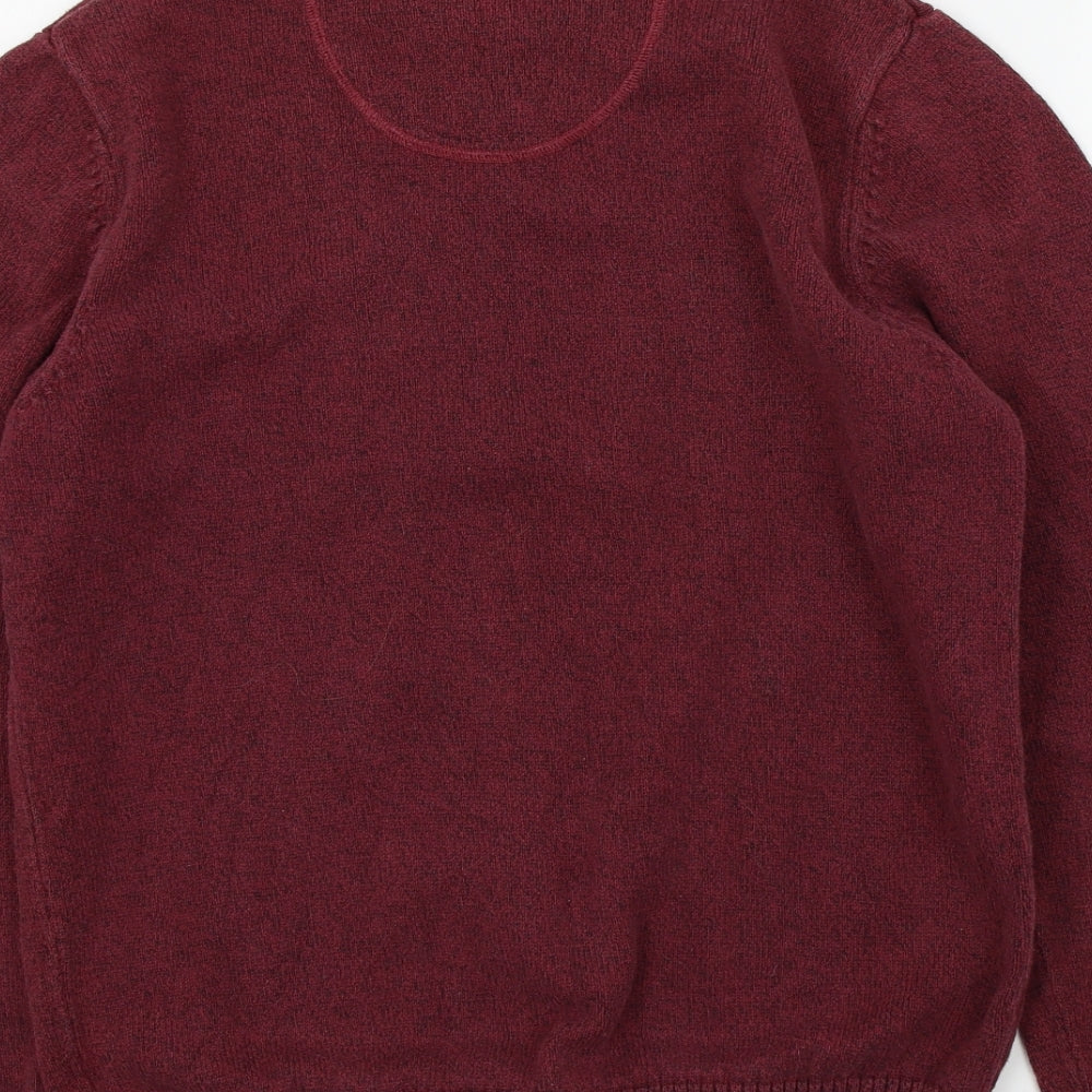 BHS Mens Red   Pullover Jumper Size M
