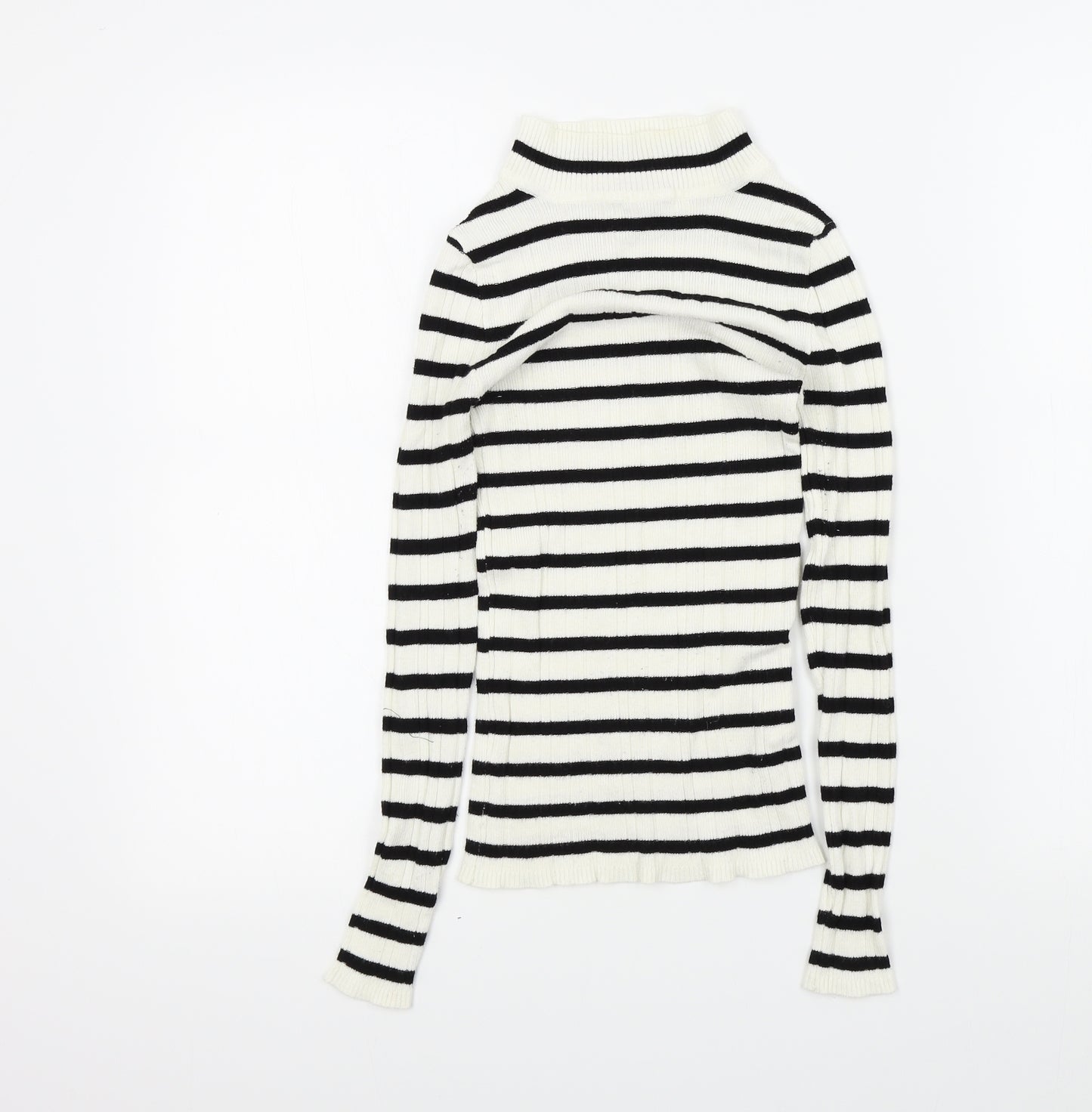 Primark Womens Beige Striped  Pullover Jumper Size 10