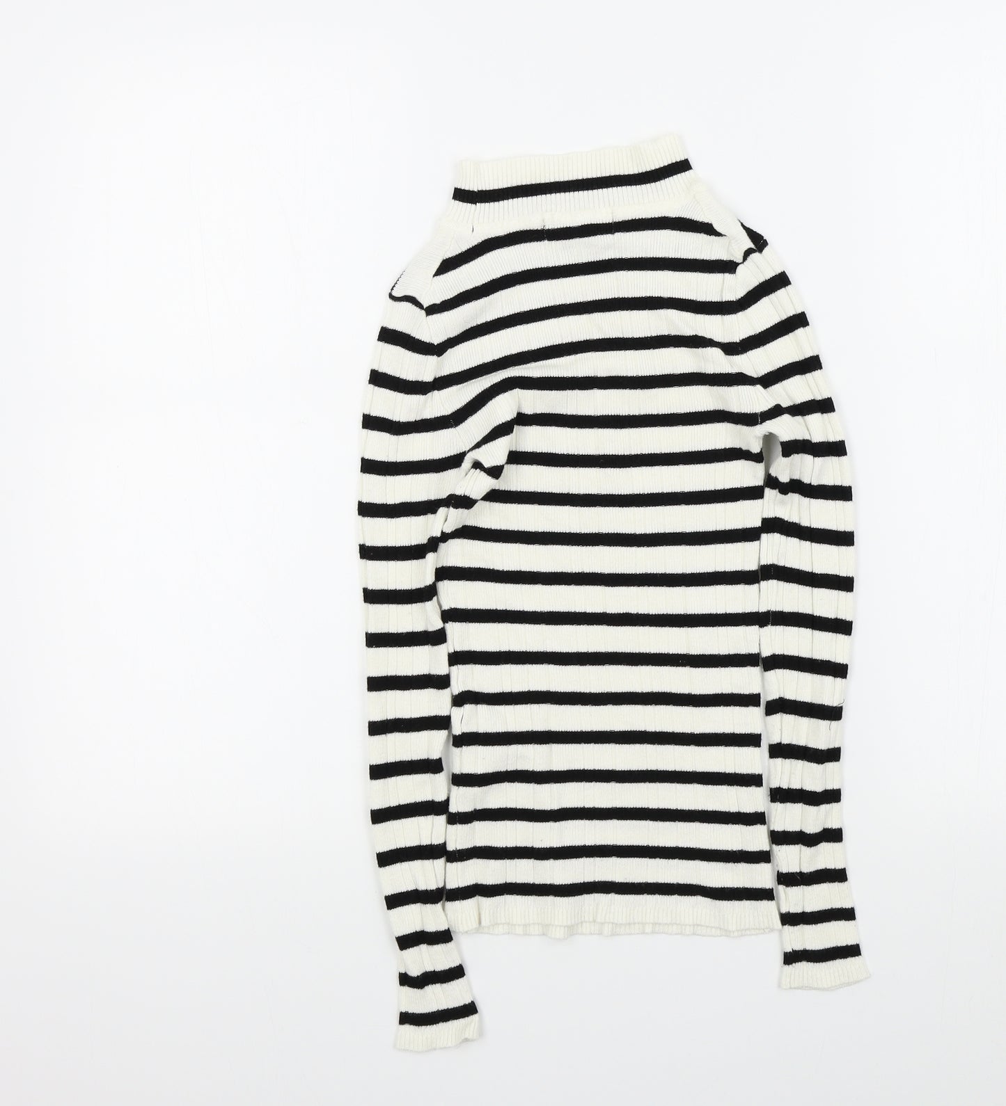 Primark Womens Beige Striped  Pullover Jumper Size 10