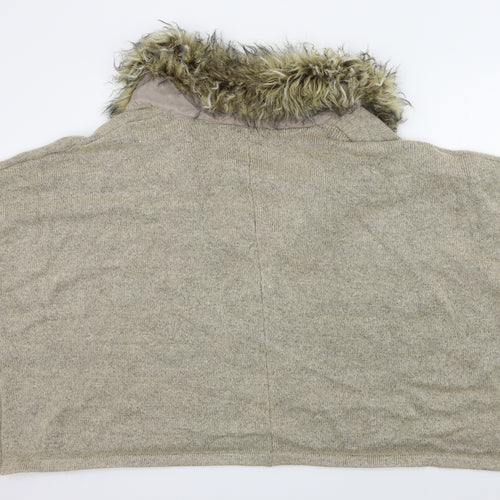 Primark Womens Brown   Jacket Poncho One Size