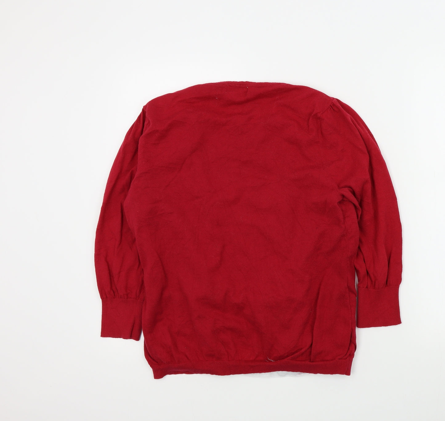 NEXT Womens Red   Pullover Jumper Size 16