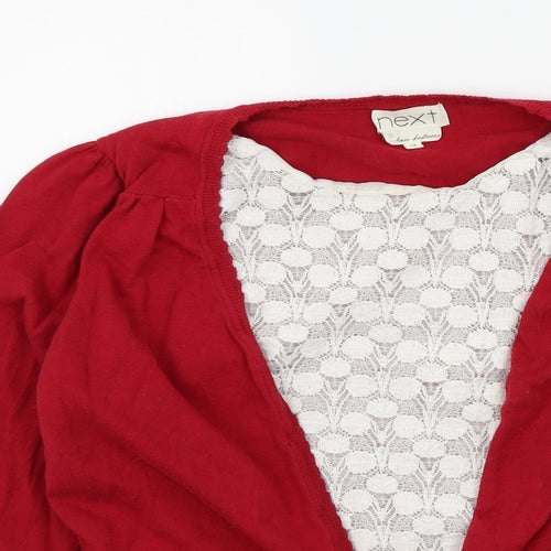 NEXT Womens Red   Pullover Jumper Size 16