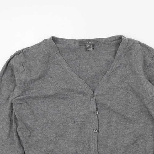 Primark Womens Grey   Cardigan Jumper Size 12