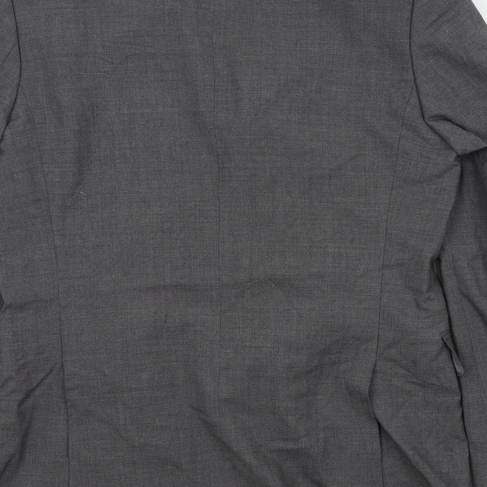 M&S Mens Grey   Jacket Blazer Size L