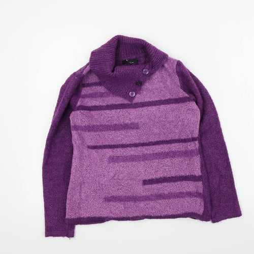 BM Womens Purple   Pullover Jumper Size S