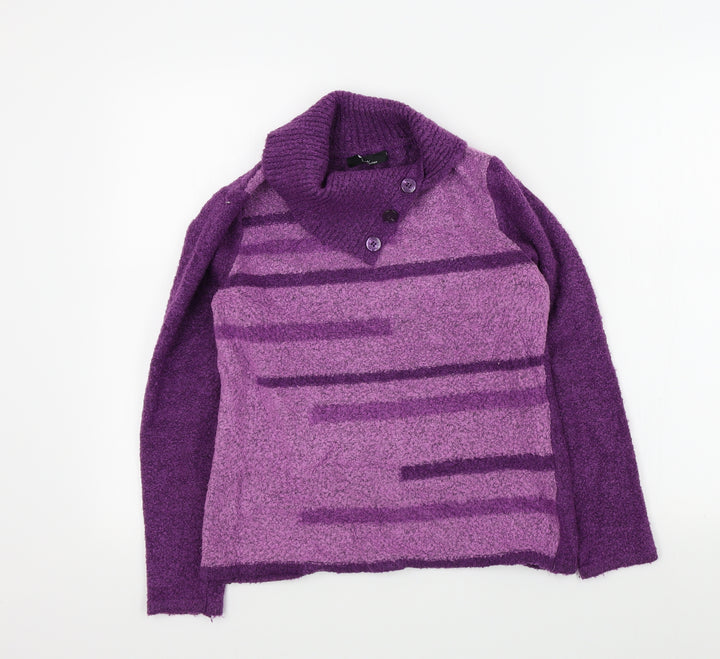 BM Womens Purple   Pullover Jumper Size S