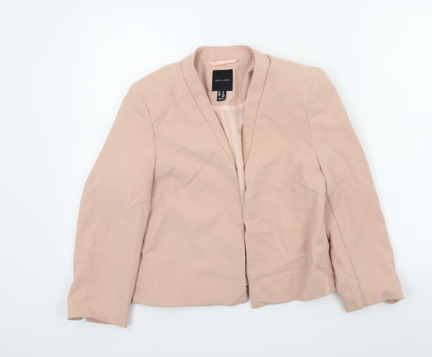 New Look Womens Pink   Jacket Blazer Size 14