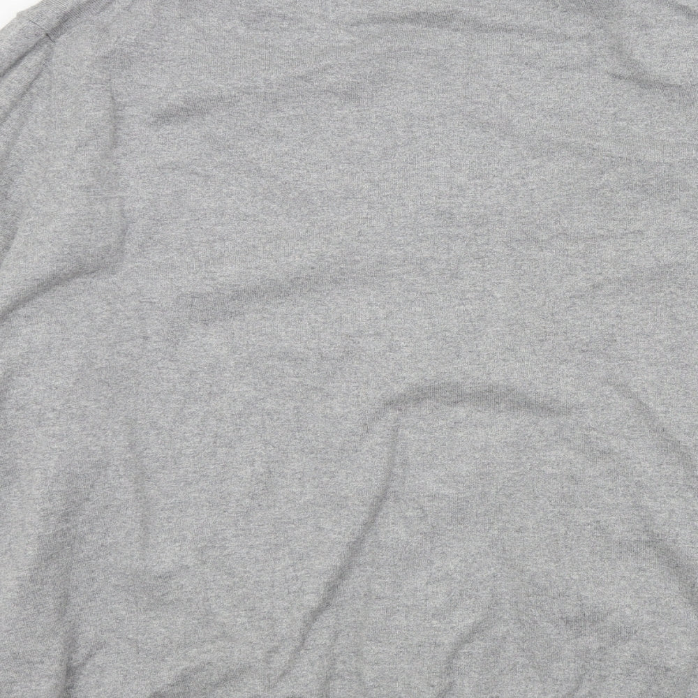 M&S Mens Grey   Cardigan Jumper Size 2XL