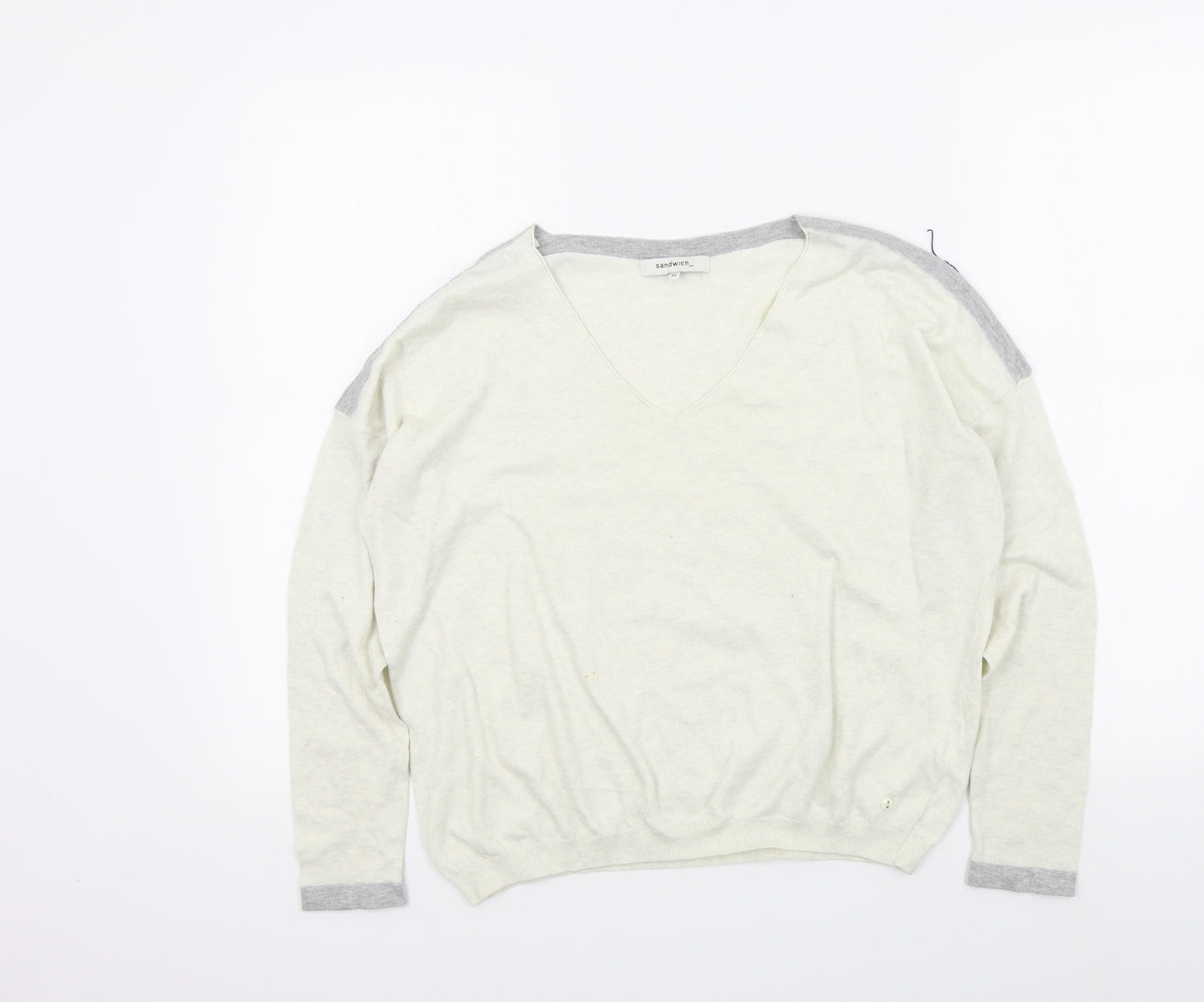 Sandwich Womens Beige   Pullover Jumper Size XS
