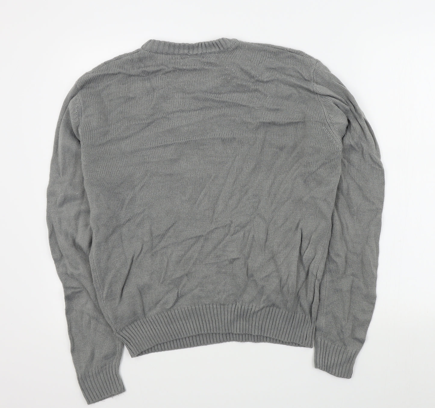 D&H Mens Grey   Pullover Jumper Size L
