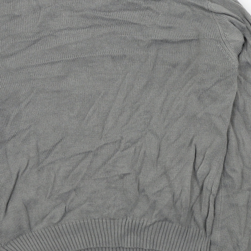D&H Mens Grey   Pullover Jumper Size L