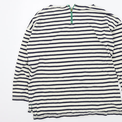pull bear Womens Beige Striped  Pullover Jumper Size M