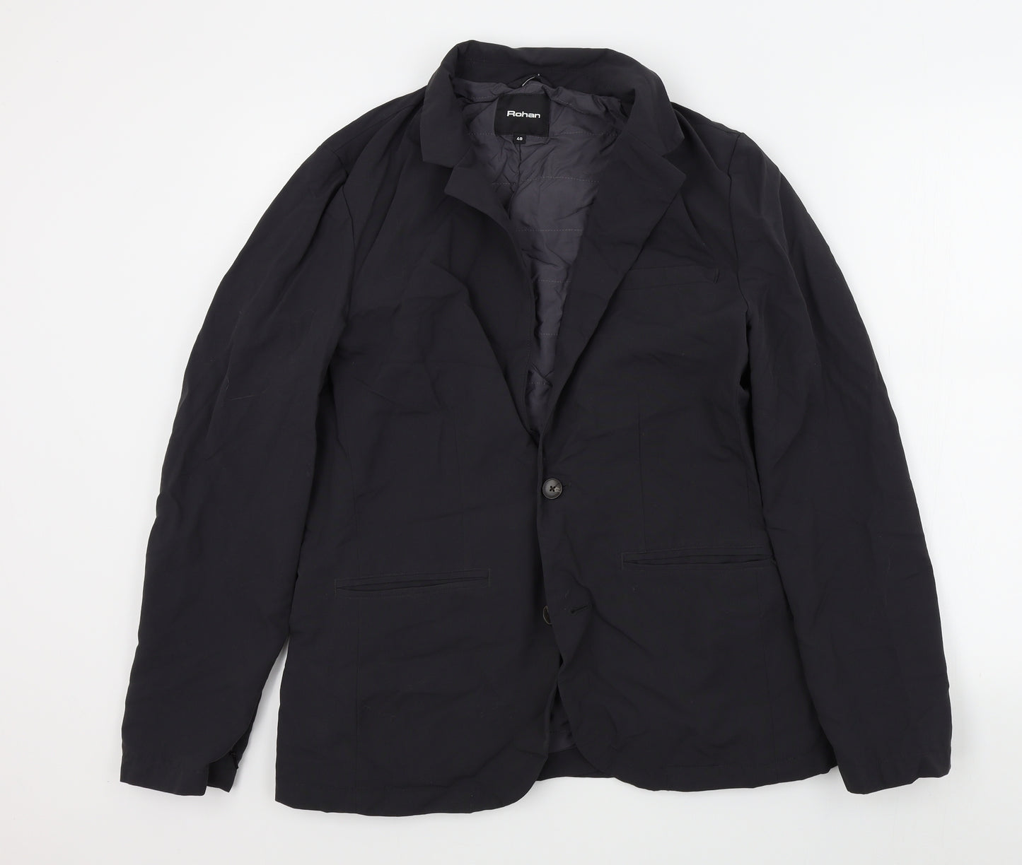 Rohan Mens Black   Jacket Blazer Size L