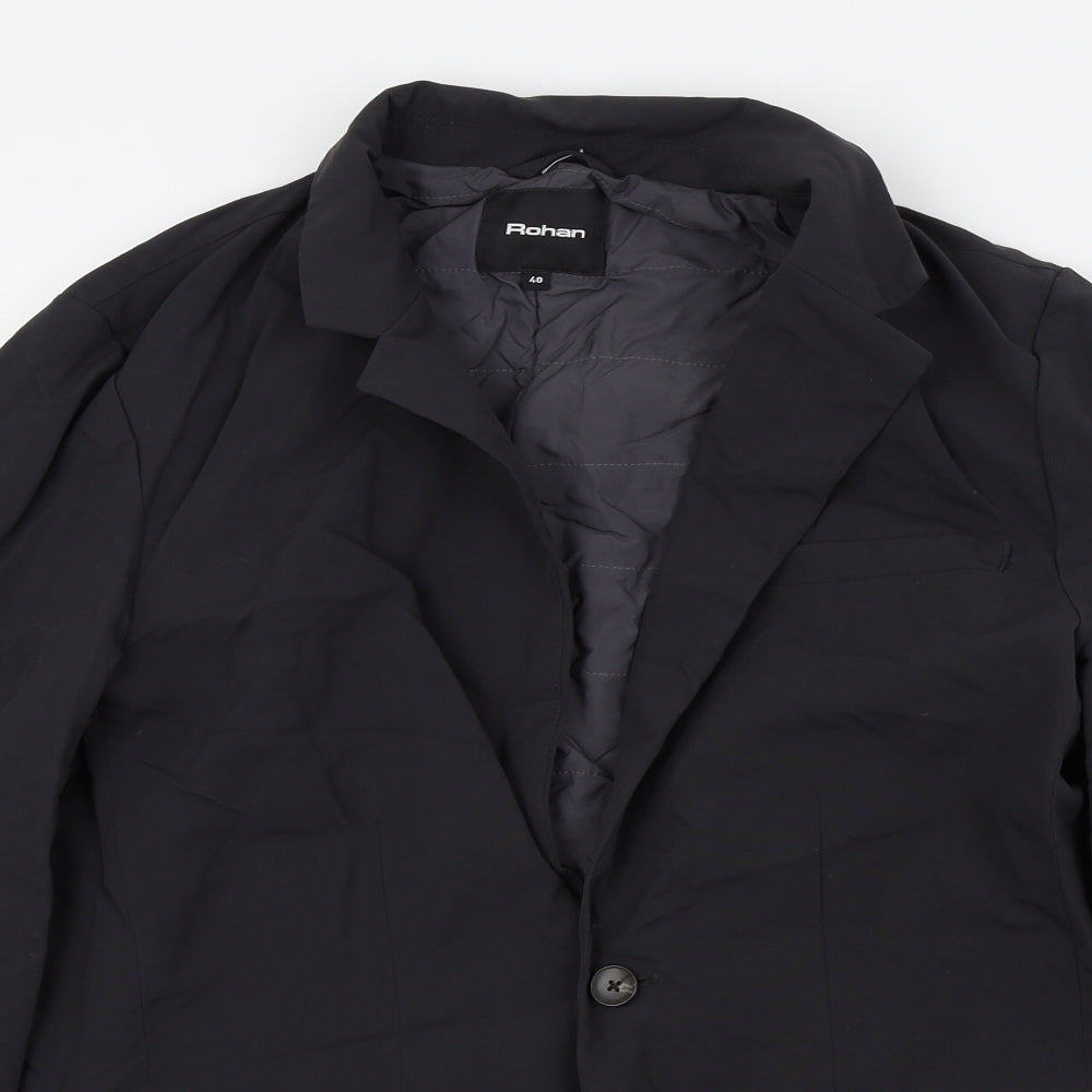 Rohan Mens Black   Jacket Blazer Size L
