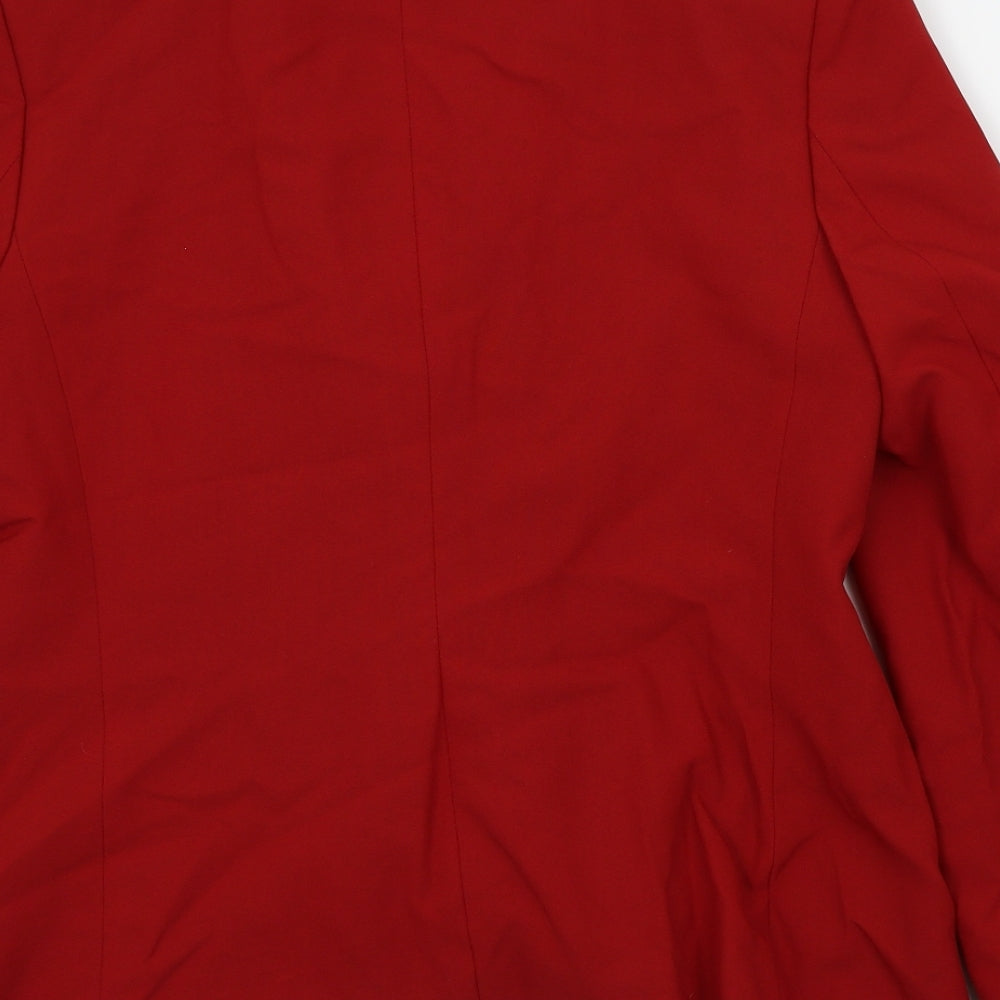 Marks and Spencer  Womens Red   Jacket Blazer Size 12